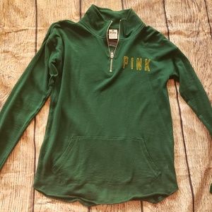 Packer 1/4 zip Victoria's secret pink